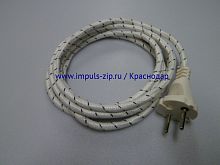 30527 сетевой шнур (провод) утюга двужильный без заземления 210 см